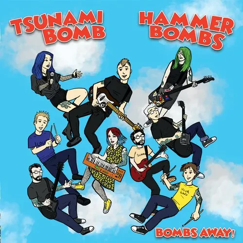 Виниловая пластинка Tsunami Bomb & the Hammerbombs - Bombs Away! [New 7" Vinyl]