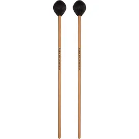 Vic Firth Theodor Milkov Artist Series Mallets Medium Hard Black Yarn
