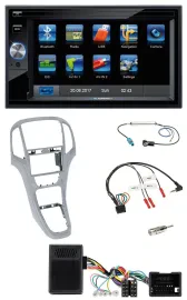 Blaupunkt SD USB TMC Bluetooth 2DIN Lenkrad Navigation für Opel Astra J ab 09 Pl