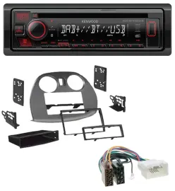 Автомагнитола Kenwood CD/USB/Bluetooth/DAB для Mitsubishi Eclipse 4G 2005–2012