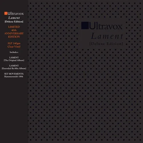 Виниловая пластинка Ultravox - Lament [Deluxe Edition]: Limited 40th Anniversary Edition [New Vinyl