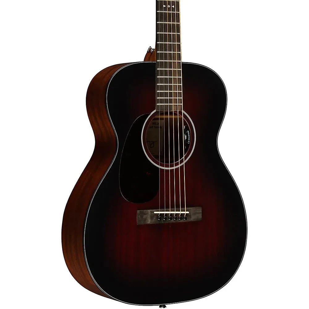 Martin Jeff Tweedy Signature 000 Junior E Left-Handed A/E Guitar Dark Mahogany
