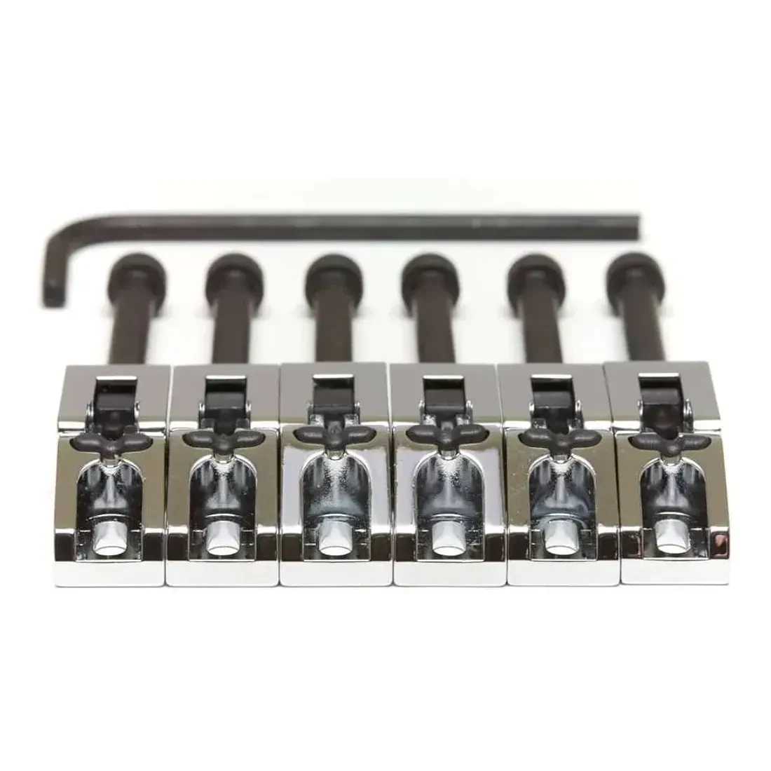Седло бриджа для электрогитары Graph Tech PG-0080-C6 String Saver Classics Floyd Rose Chrome (6 штук)