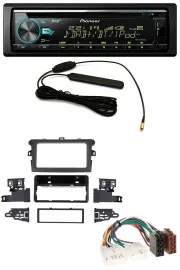 Pioneer CD MP3 AUX DAB USB Autoradio für Toyota Corolla 2009-2012 silber