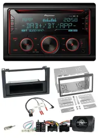 Pioneer 2DIN DAB Lenkrad Bluetooth USB CD Autoradio für Saab 9-3 2008-2012