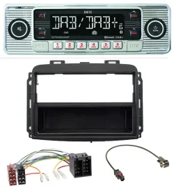 Dietz Bluetooth MP3 DAB USB Autoradio für Fiat 500L (mit ISO, ab 2012)