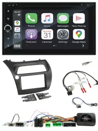 Blaupunkt DAB Lenkrad TMC Bluetooth USB 2DIN Navigation für Honda Civic 2006-201