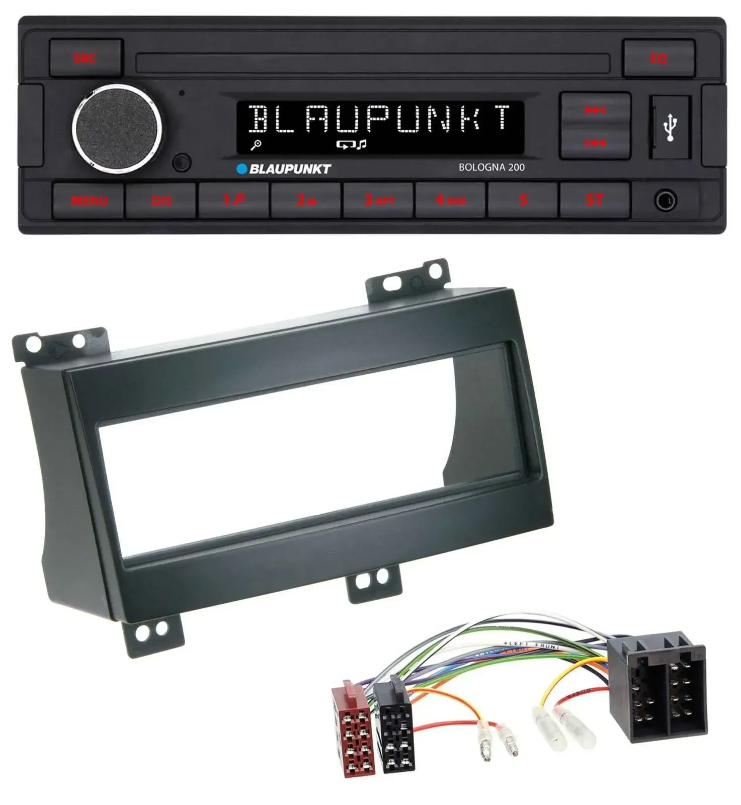 Blaupunkt MP3 AUX USB 1DIN Autoradio für Kia Ceed (2007-2009)