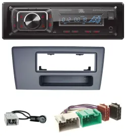 Автомагнитола для Volvo S60/S70/C70/V70 2000–2003 JBL SD AUX MP3 USB Bluetooth темно-серая
