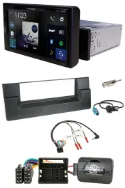 Автомагнитола Pioneer DAB, Bluetooth, USB для BMW 5 серии E39 (2001–2004), поддержка кнопок на руле, для активной аудиосистемы