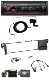 Pioneer DAB USB Lenkrad Bluetooth Autoradio für BMW 3er E46 2001-2007 Quadlock