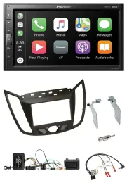 Pioneer USB Lenkrad DAB 2DIN Bluetooth Autoradio für Ford C-Max ab 11 braun