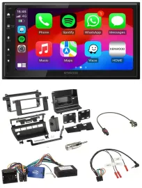 Kenwood Lenkrad USB DAB 2DIN Bluetooth Autoradio für BMW 3er 02-06 E46 5 Schalte