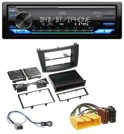 Автомагнитола для Mazda 3 JVC Bluetooth DAB USB MP3
