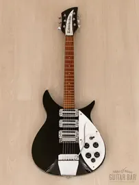 Электрогитара Rickenbacker 325V63 John Lennon Miami SSS Jetglo w/case USA 1987