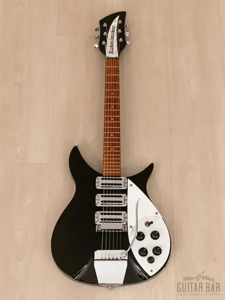 Электрогитара Rickenbacker 325V63 John Lennon Miami SSS Jetglo w/case USA 1987