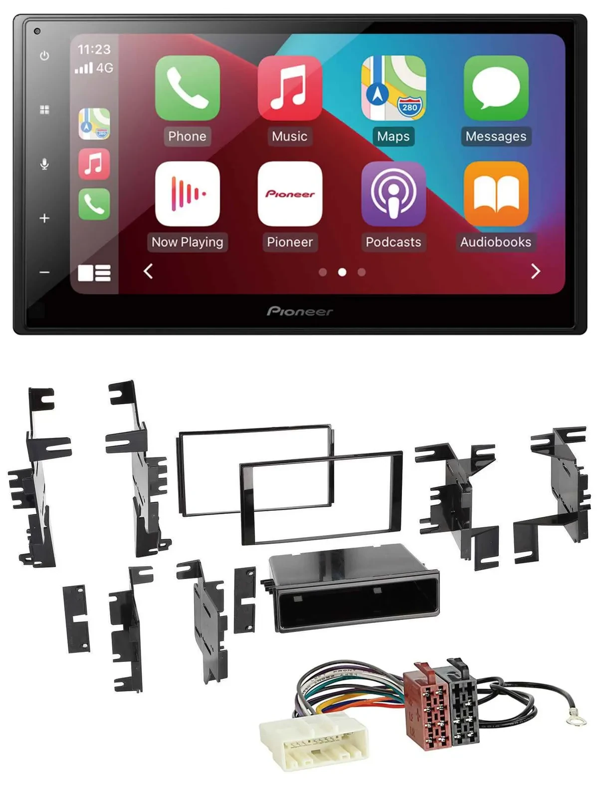 Pioneer USB MP3 DAB 2DIN Bluetooth Autoradio für Nissan Versa ab 07 Xterra ab 13