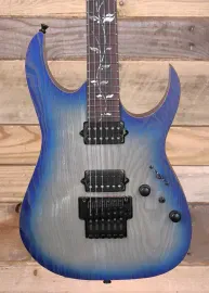Электрогитара Ibanez RG J.Custom RG8620AH Ghost Fleet Blue Burst с кейсом