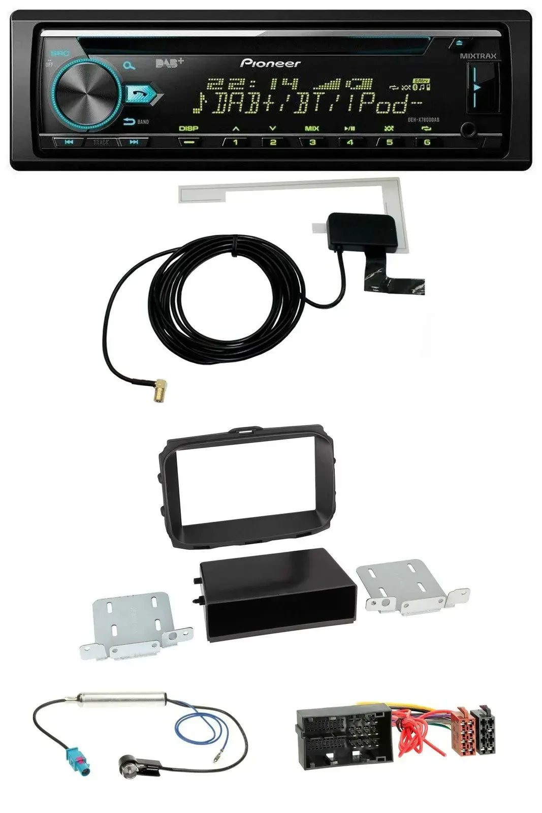 Автомагнитола для Alfa Romeo Giulietta (940, Facelift, с 2013) Pioneer CD/USB/AUX, MP3, DAB