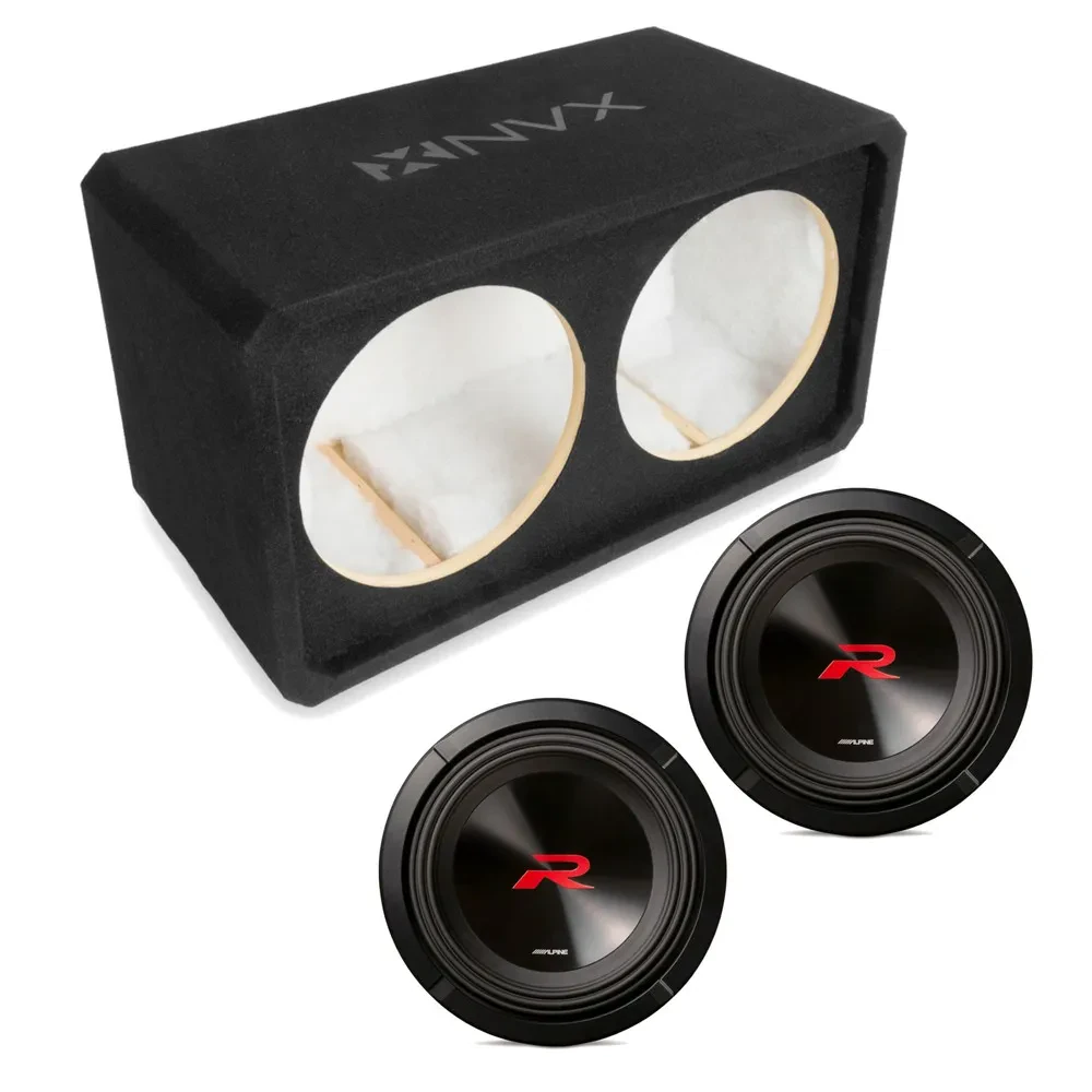 Сабвуфер пассивный для авто NVX NE122S_R2W12D4 Dual 12" Sealed 3/4" MDF (набор) с 12" сабвуфером