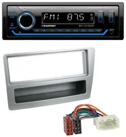 Blaupunkt Bluetooth USB DAB MP3 Autoradio für Honda Civic 04-06 silber autom. Kl
