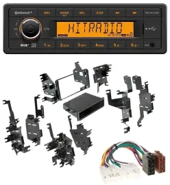 Автомагнитола для Toyota Tundra / Celica / FJ Continental 1 DIN, DAB, MP3, AUX, USB