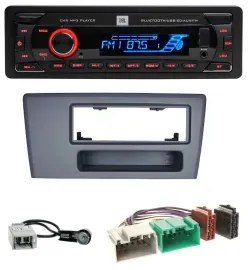 JBL AUX MP3 USB Bluetooth SD Autoradio für Volvo S60 S70 C70 V70 00-03 dunkelgra