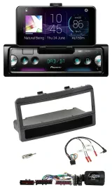 Pioneer USB Lenkrad Bluetooth DAB Autoradio für Ford Focus Escort Fiesta schwarz