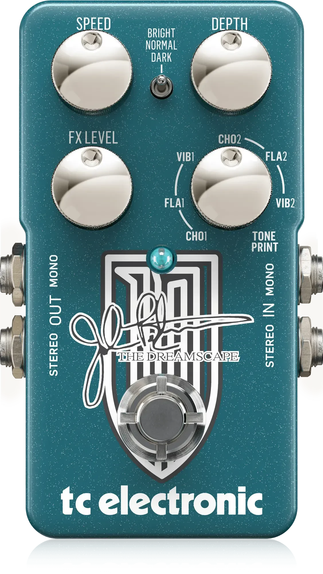 Педаль эффектов для электрогитары TC Electronic The Dreamscape by John Petrucci (Chorus, Flanger, Vibrato)