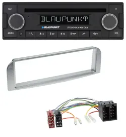 Blaupunkt MP3 Bluetooth DAB CD USB Autoradio für Alfa Romeo 147, GT - silbergrau