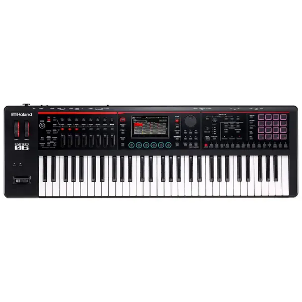 Roland Fantom-6EX 61-Key Synthesizer Workstation Keyboard, Black