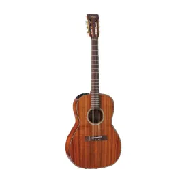 Takamine EF407 Made in Japan Orchestra Acoustic Electric Guitar Gloss Natural