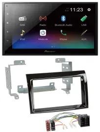 Pioneer USB Bluetooth DAB 2DIN MP3 Autoradio für Peugeot Boxer Citroen Jumper Fi