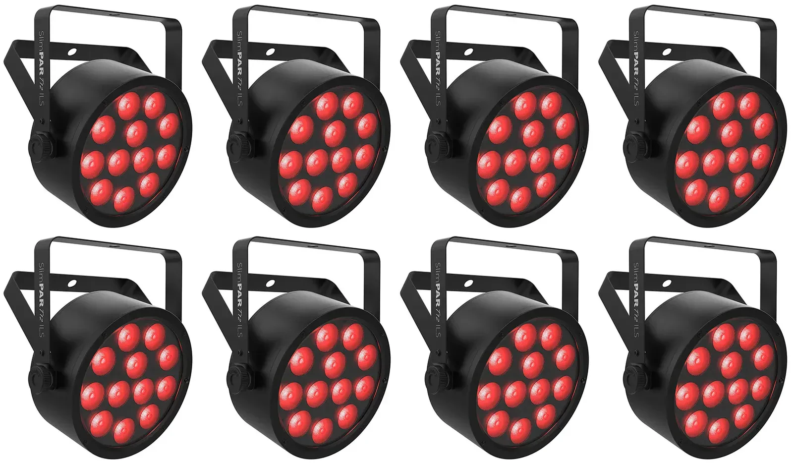 Светодиодный прибор Chauvet DJ SlimPAR T12 ILS RGB LED D-Fi USB (8 штук)