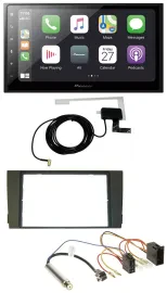 Pioneer USB MP3 2DIN Bluetooth DAB Autoradio für Audi A6 C5 2001-2005 ISO