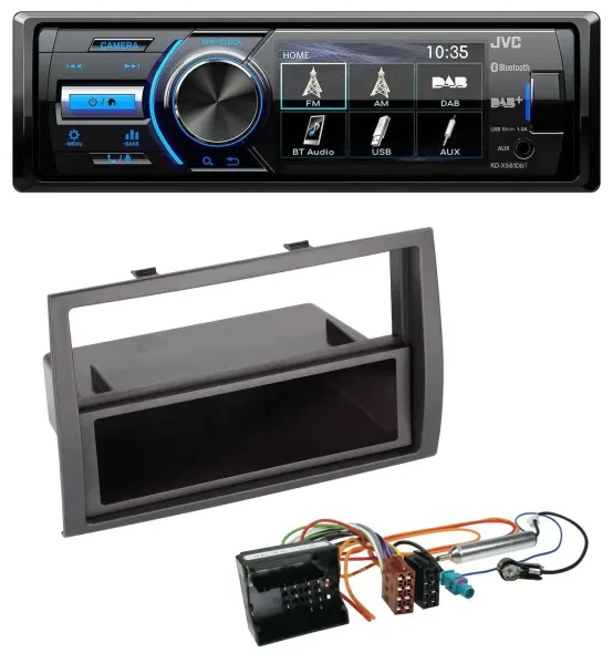 JVC Bluetooth MP3 USB DAB Autoradio für Citroen Jumper 2006-2011 Quadlock