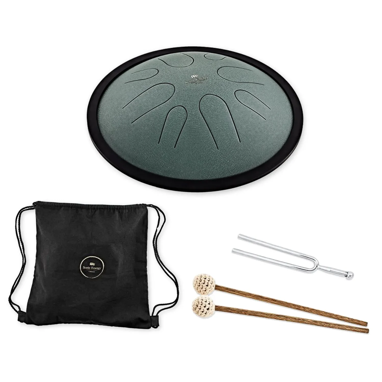 Meinl Sonic Energy CSTD1DG Zungentrommel 10 Zoll H-Moll mit keepdrum Stimmgabel