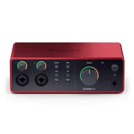 Аудиоинтерфейс Focusrite Scarlett 4i4 4th Gen 4x4 USB (набор)
