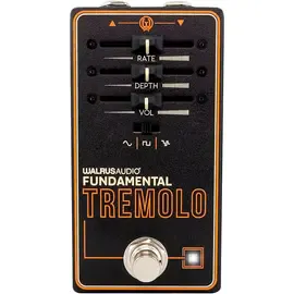 Педаль эффектов для электрогитары Walrus Audio Fundamental Series: Tremolo Effects Pedal Black
