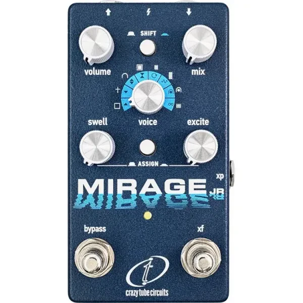 Crazy Tube Circuits Mirage JR Reverb Effects Pedal