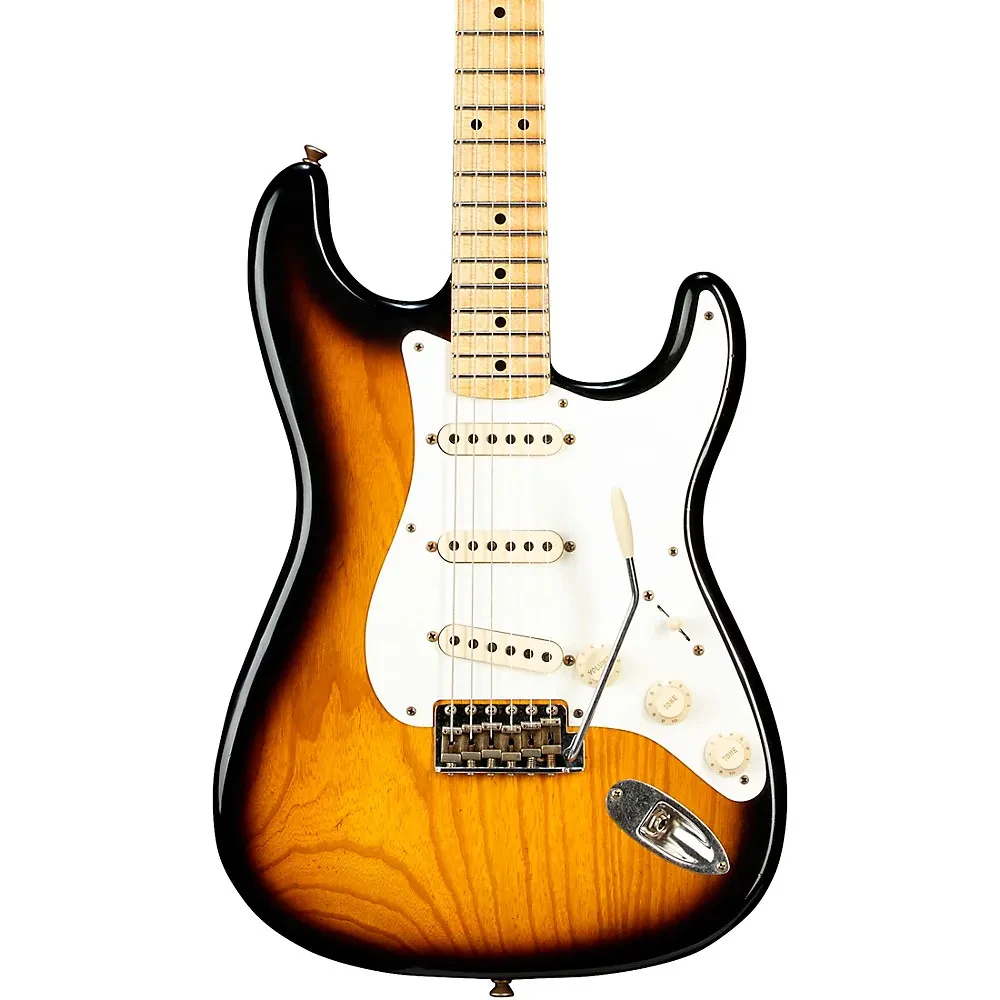 Электрогитара Fender CS LE 1956 Stratocaster Journeyman Relic Wide Fade 2-Color Sunbrst