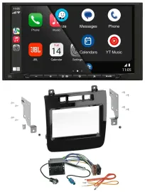 JBL MP3 DAB Bluetooth USB 2DIN Autoradio für VW Touareg (2010-2014)