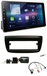 Pioneer Bluetooth USB DAB Lenkrad Autoradio für Fiat Doblo 2012-2015 schwarz