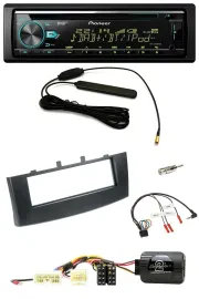 Автомагнитола для Mitsubishi Colt 2008–2012 Pioneer CD/MP3, DAB, USB, поддержка кнопок на руле