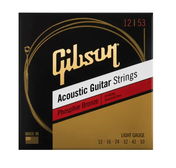 GIBSON Phosphor Bronze Acoustic Saiten .012-.053