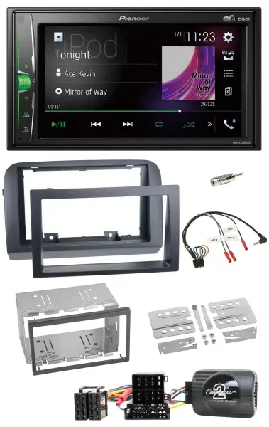 Pioneer 2DIN Lenkrad DAB USB Bluetooth Autoradio für Fiat Croma 2005-2010