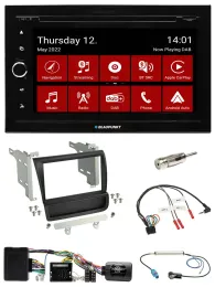 Blaupunkt 2DIN Lenkrad Bluetooth USB TMC DAB Navigation für Audi R8 42 2006-2015