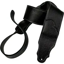 Гитарный ремень Franklin Strap 2.5" Original Black Glove Leather Guitar Strap Black