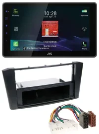 JVC DAB MP3 Bluetooth USB Autoradio für Toyota Avensis T25 (2003-2009)