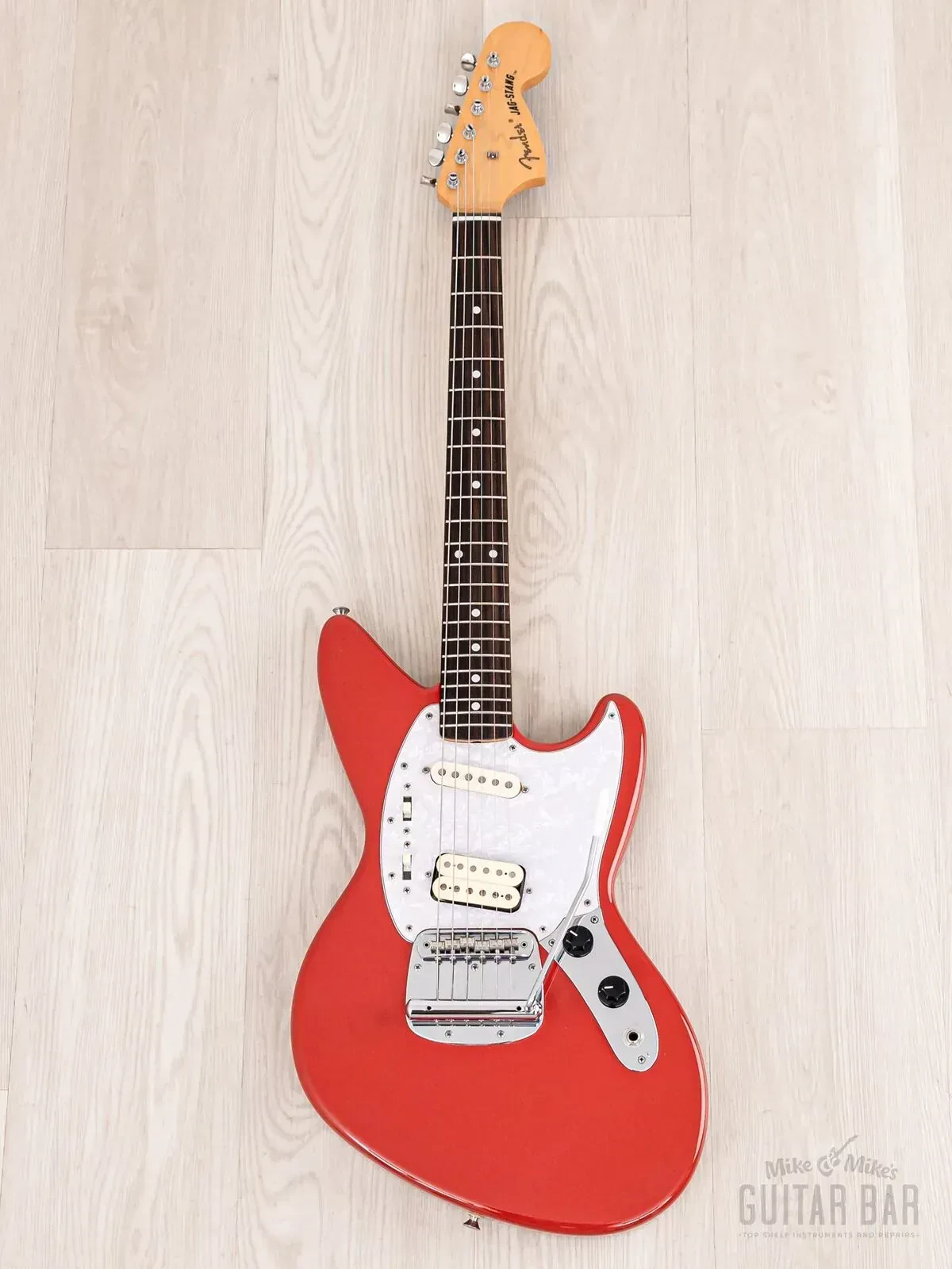 Электрогитара Fender Jag-Stang JGS-65 Kurt Cobain Signature HS Fiesta Red Japan 1997